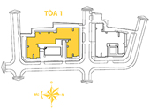 Mặt bằng tầng Tòa 1