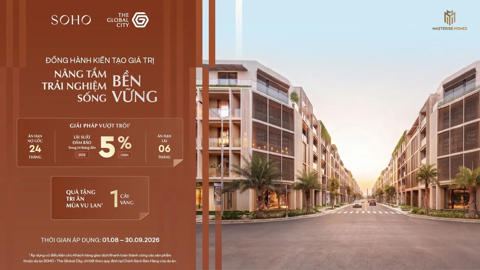 MASTERISE HOMES GIỚI THIỆU CHƯƠNG TRÌNH ĐỒNG HÀNH KIẾN TẠO GIÁ TRỊ, NÂNG TẦM TRẢI NGHIỆM SỐNG BỀN VỮNG DỰ ÁN SOHO