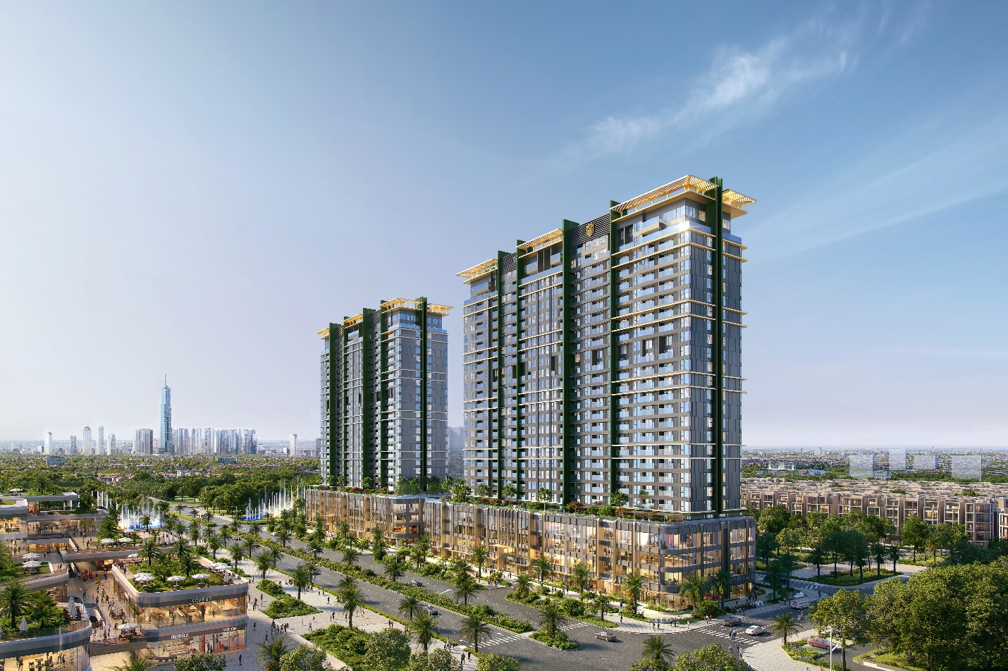 LUMIÈRE Midtown sở hữu vị trí chiến lược tại tâm điểm The Global City tại trung tâm TP.HCM.